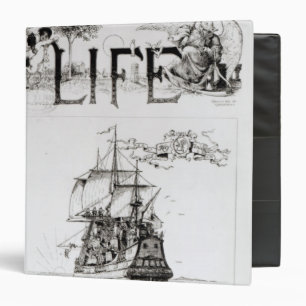 The Mayflower, front cover from 'Life' Binder
