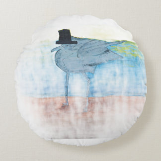 The Mayor from Hip Hop the book, design. Round Pillow