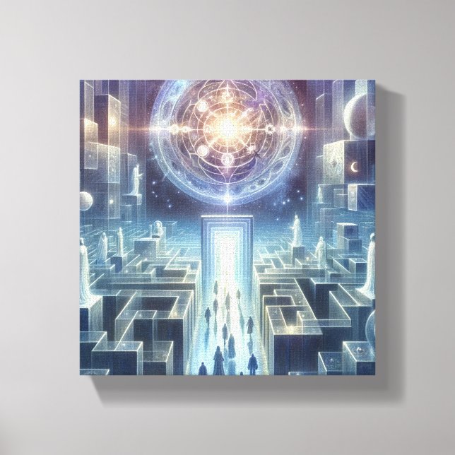 "The Maze" Canvas Print (Front)
