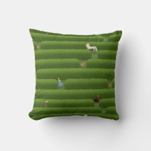 The Maze Fairytale Throw Pillow
