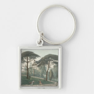 The Maze or Belvedere of the Jardin des Keychain