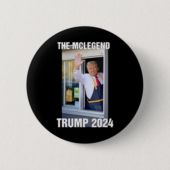 The Mclegend Trump  2 Inch Round Button (Front)