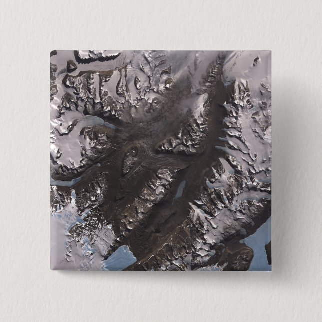 The McMurdo Dry Valleys 2 Inch Square Button (Front)