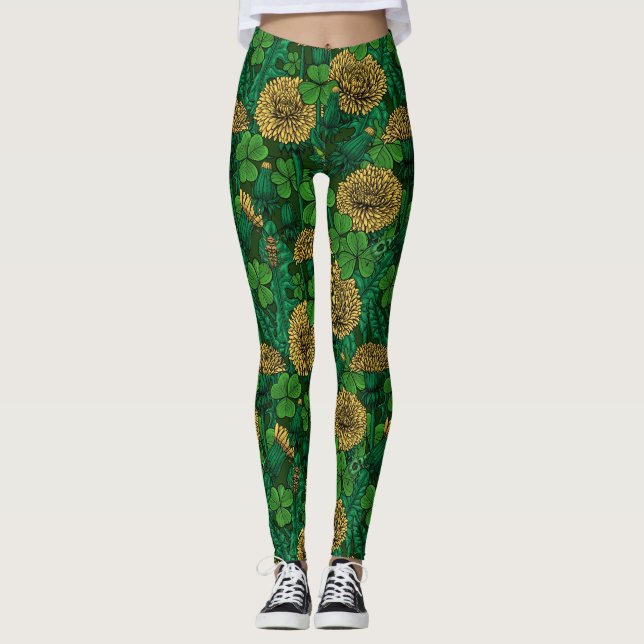 The meadow in green and yellow leggings (Front)