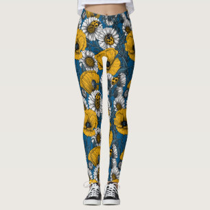 The meadow in yellow and blue leggings