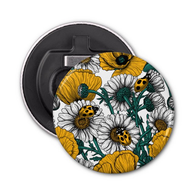 The meadow in yellow bottle opener (Front)