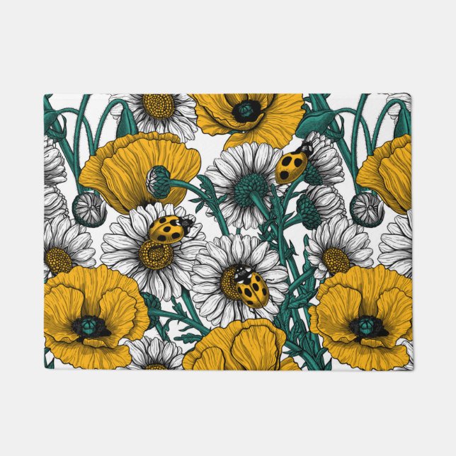 The meadow in yellow doormat (Front)