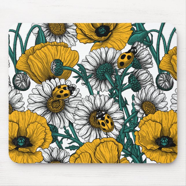 The meadow in yellow mouse pad (Front)