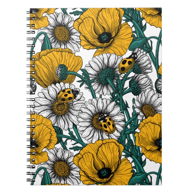 The meadow in yellow notebook (Front)