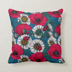 The meadow throw pillow