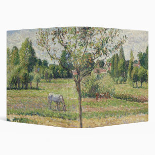 The Meadow with Grey Horse, Eragny, Oil Painting Binder
