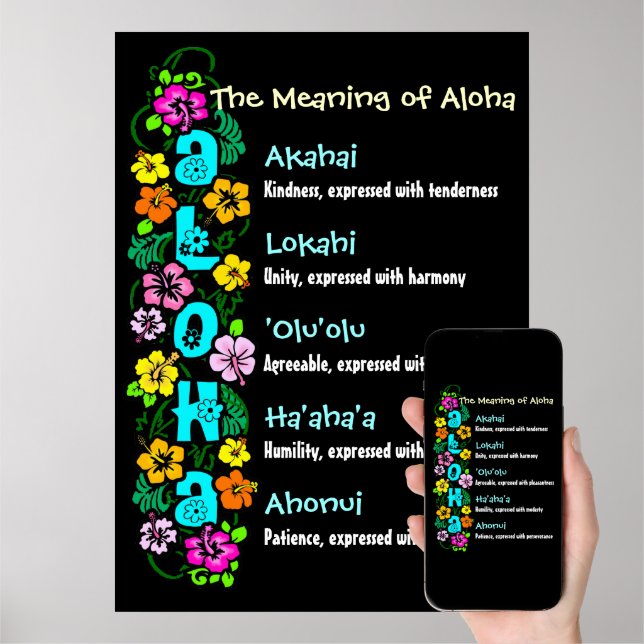 The Meaning of Aloha Poster Zazzle