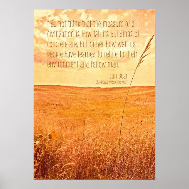 The Measure of a Civilization Poster (Front)