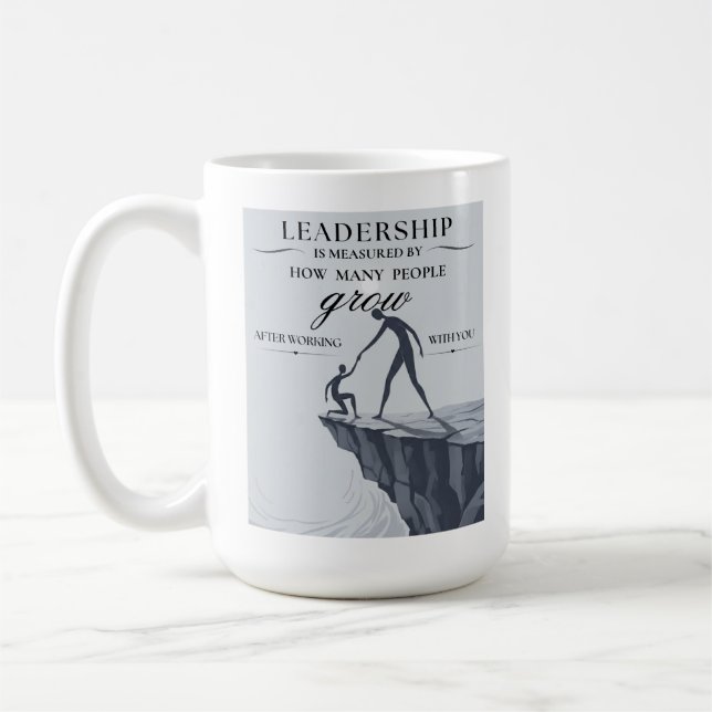 The Measure of a Leader Coffee Mug (Left)