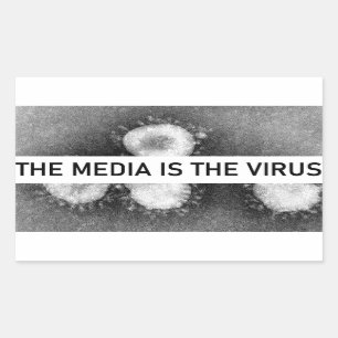 The media is the virus sticker