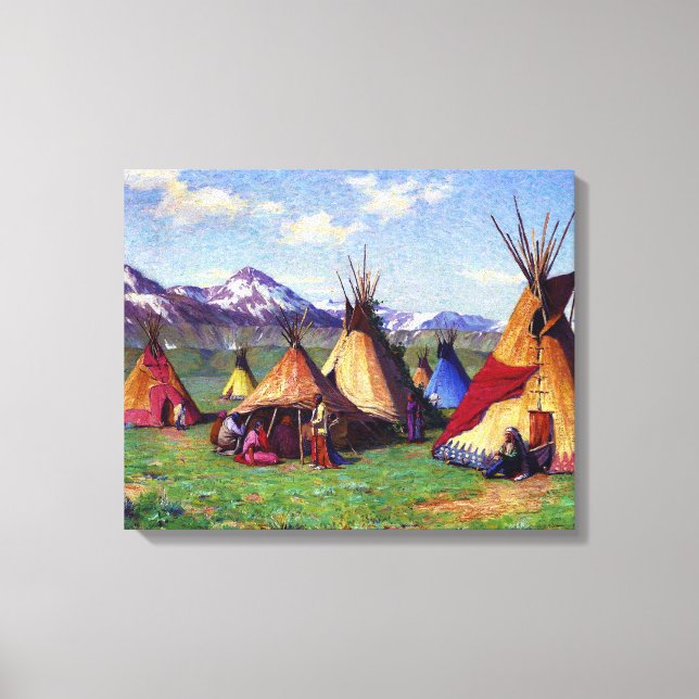 The Medicine Teepee Joseph Henry Sharp 1903  Canvas Print (Front)