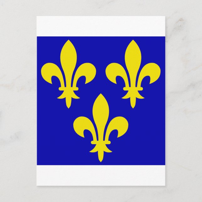 The Medieval Flag of France Postcard (Front)