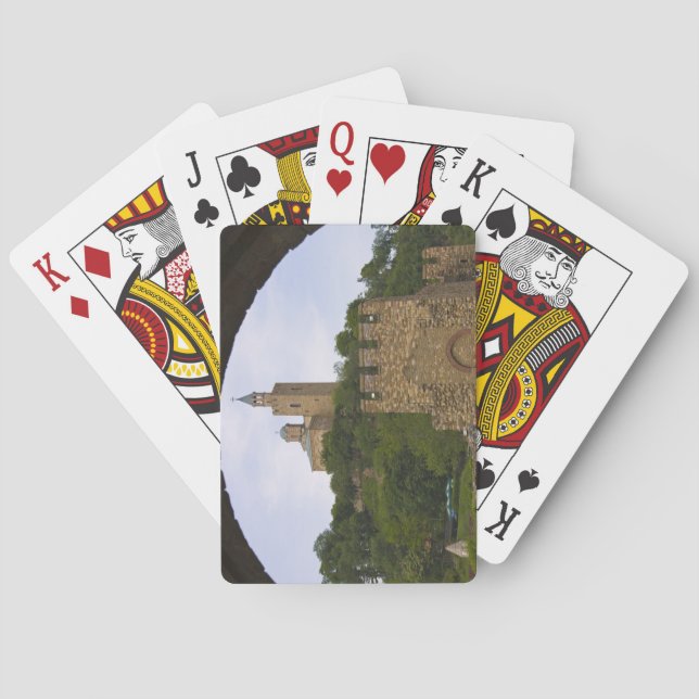 The medieval stronghold of Tsarevets Playing Cards (Back)