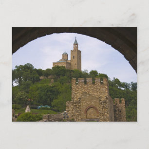 The medieval stronghold of Tsarevets Postcard