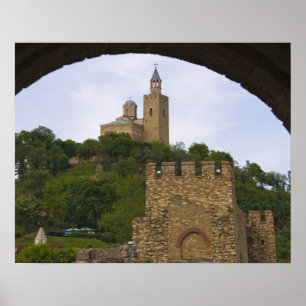 The medieval stronghold of Tsarevets Poster