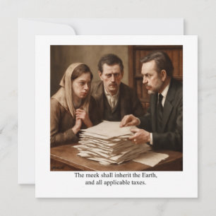 The meek shall inherit the Earth Invitation