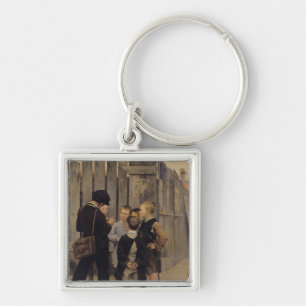 The Meeting, 1884 Keychain