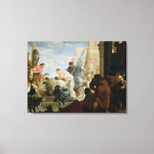 The Meeting of Anthony and Cleopatra, c.1645 Canvas Print