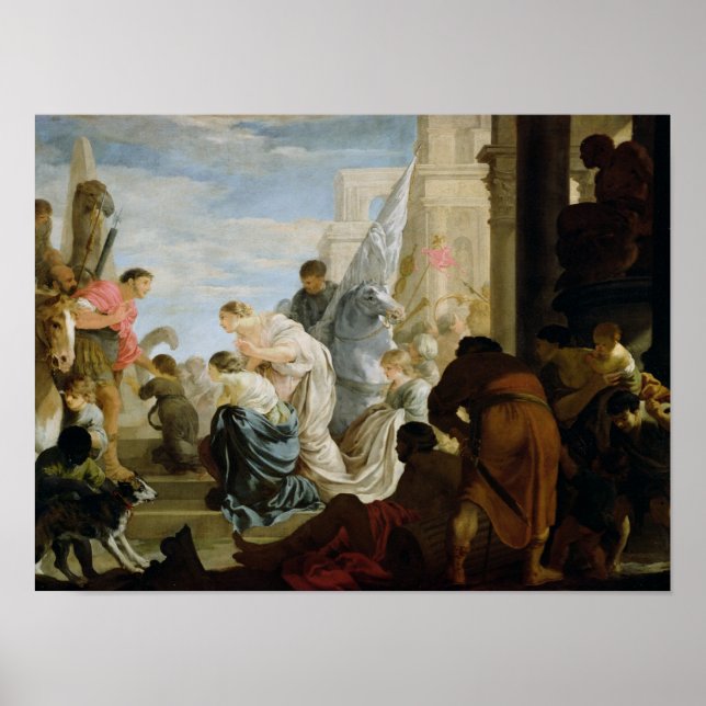 The Meeting of Anthony and Cleopatra, c.1645 Poster (Front)