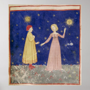 The Meeting of Dante and Beatrice Poster