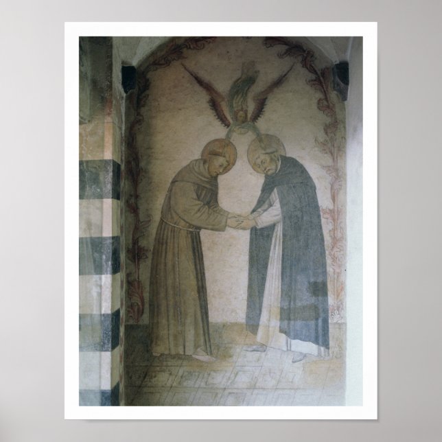 The Meeting of St. Dominic and St. Francis (fresco Poster (Front)