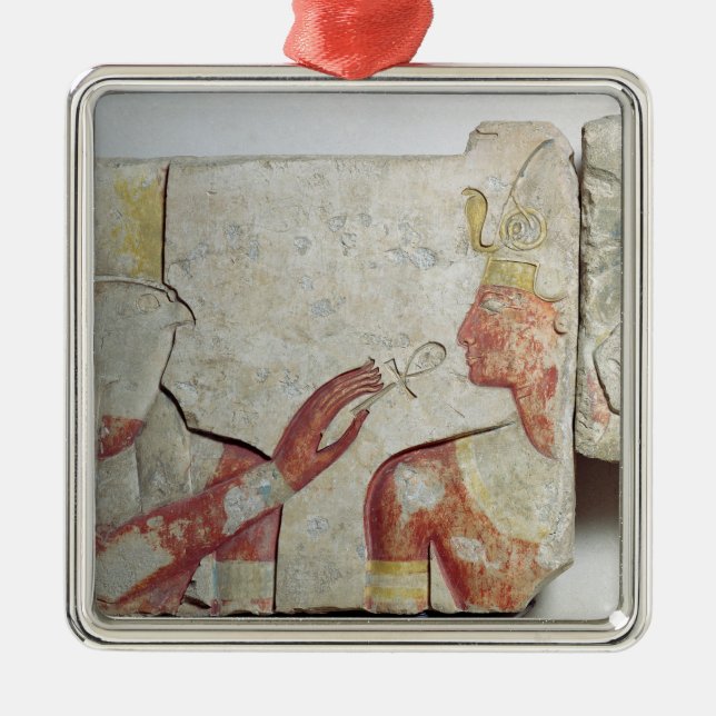 The Meeting of the Pharaoh and Horus Metal Ornament (Front)