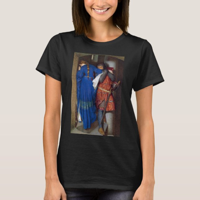 The Meeting on the Turret Stairs by F. W. Burton T-Shirt (Front)