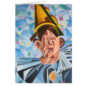 The Melancholic Clown Geometric Art 