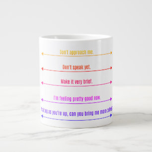 The Melanie Mug Jumbo Rainbow