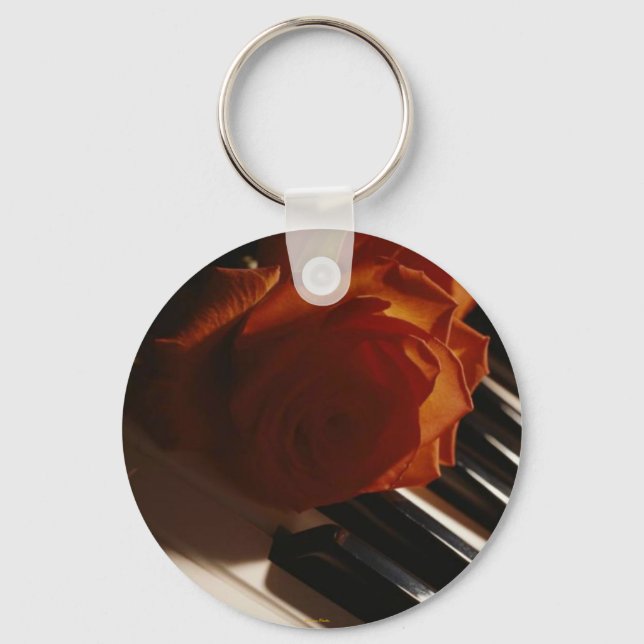 The Melody Of The Piano Keychain (Front)