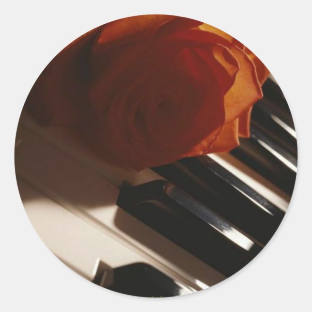 The Melody Of The Piano Sticker (Front)