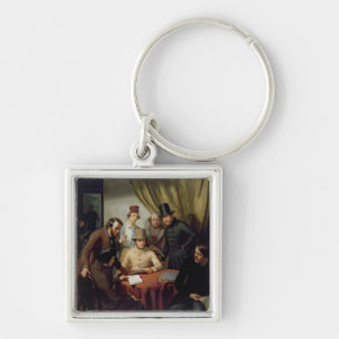 The Members of the Hamburg Artist's Club, 1840 2 Keychain
