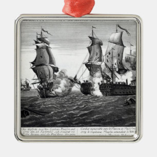 The Memorable Combat Between Captain Pearson Metal Ornament