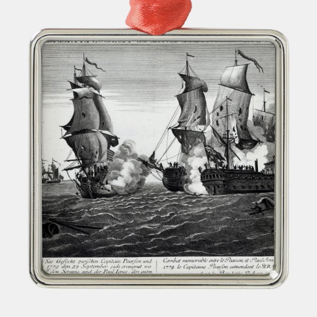 The Memorable Combat Between Captain Pearson Metal Ornament (Front)