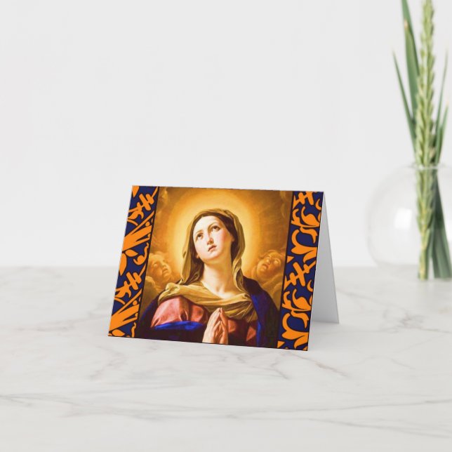 The Memorare Greeting Card (Front)