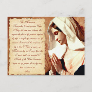The Memorare Postcard