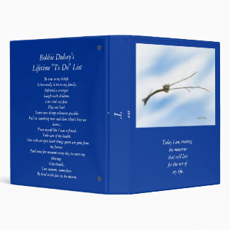 The Memory Lingers Binder