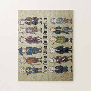 The Men Who Built America Educational JigsawPuzzle Jigsaw Puzzle