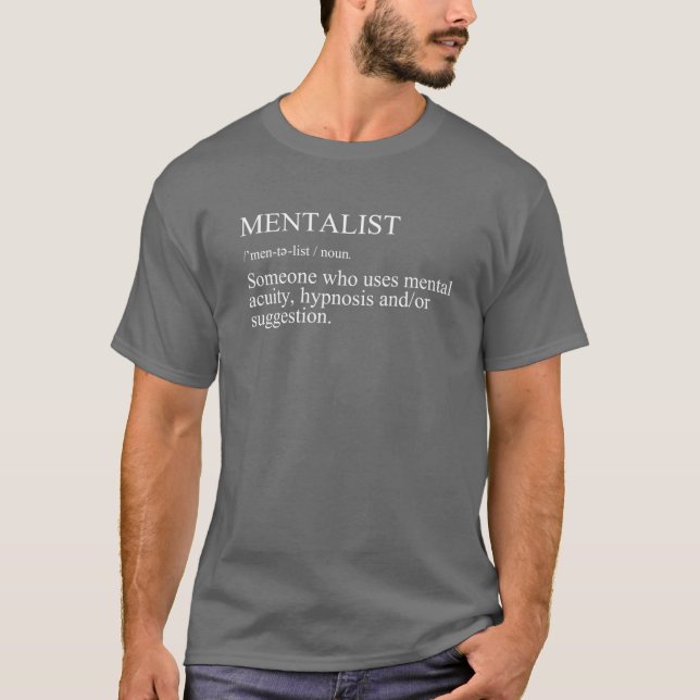 The Mentalist Definition T-Shirt (Front)