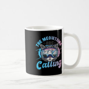 The Meowtains Are Calling Skiing Goggles Snowboard Coffee Mug