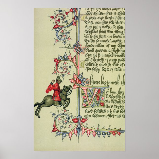 The Merchant, facsimile detail from Poster (Front)