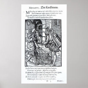 The Merchant, published by Hartman Schopper Poster