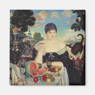 The Merchant's Wife at Tea, 1918 Magnet