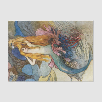 “The Mermaid” by Warwick Goble Tissue Paper