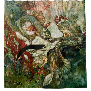 “The Mermaid King” by Edmund Dulac
